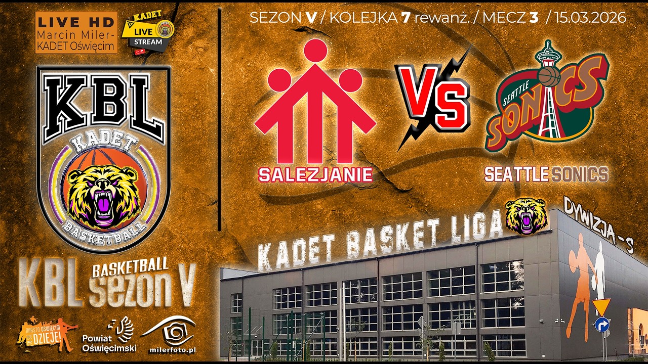 SALEZJANIE vs SEATTLE Supersonics / KBL Div. S  / Kolejka 7 rewanżowa / Mecz 3 / 15.03.2026
