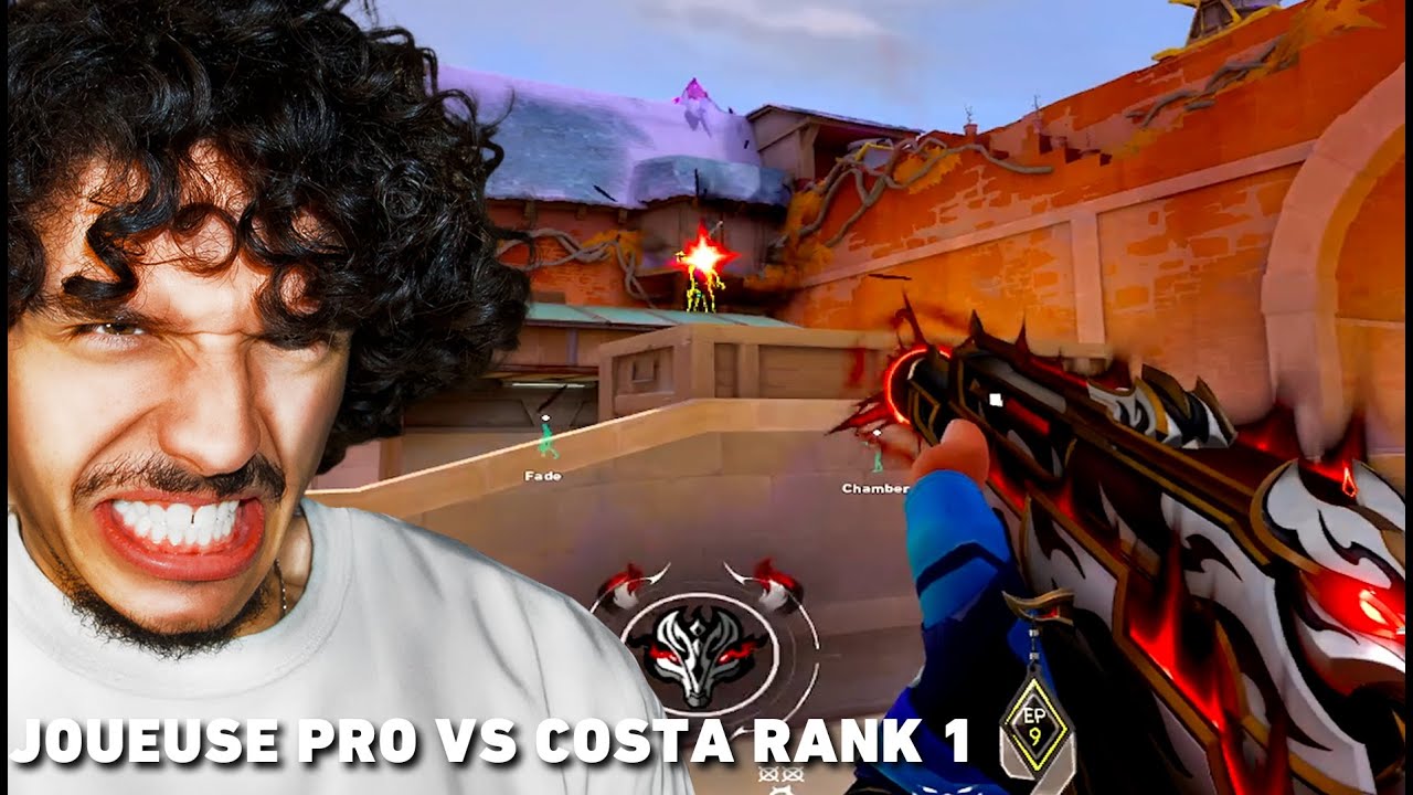 J'affronte UNE JOUEUSE PRO en RADIANT