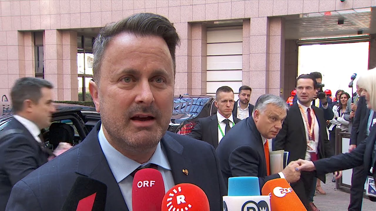 24.03.2022 - Xavier Bettel (dt./engl./luxemb.) - Krieg Russland/Ukraine - Europäischer Rat (1. Tag)