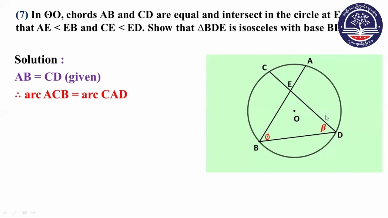 Grade 10 Mathematics, Chapter 9 (Part 6)