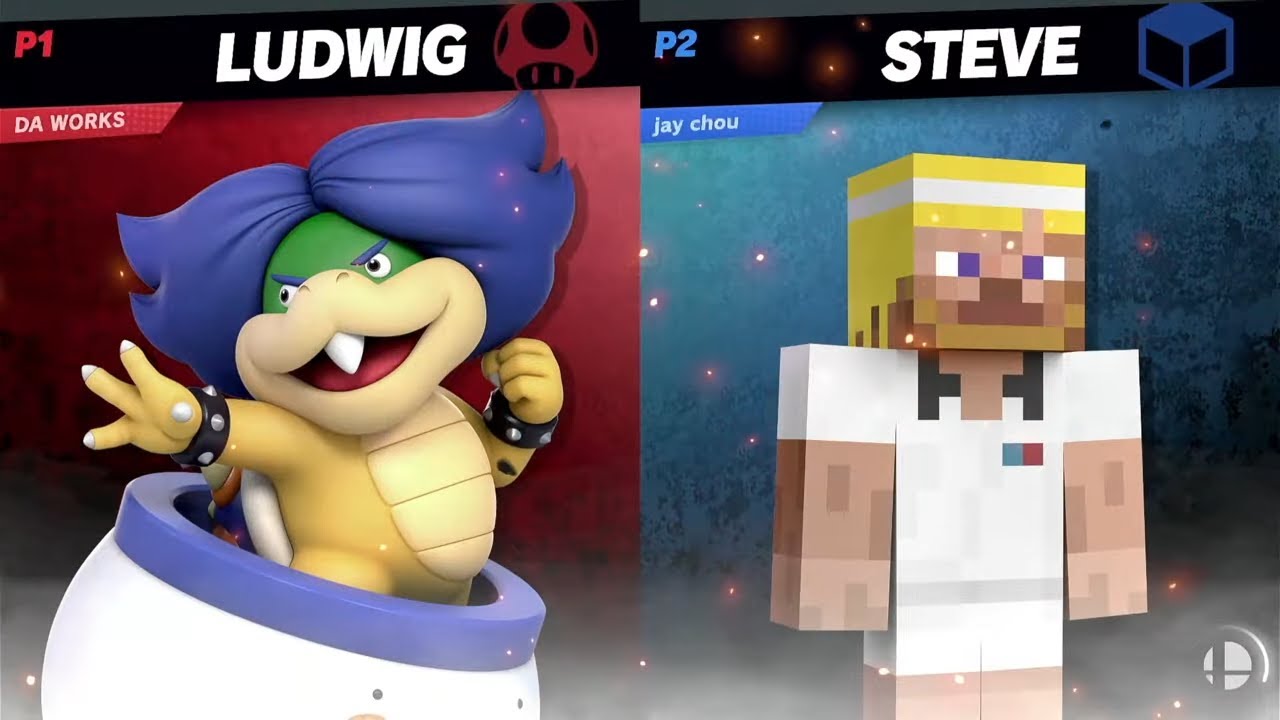 Buck (Bowser Jr.) vs JChou (Steve) - Pool D WR1 - Blazing Battlefield #6