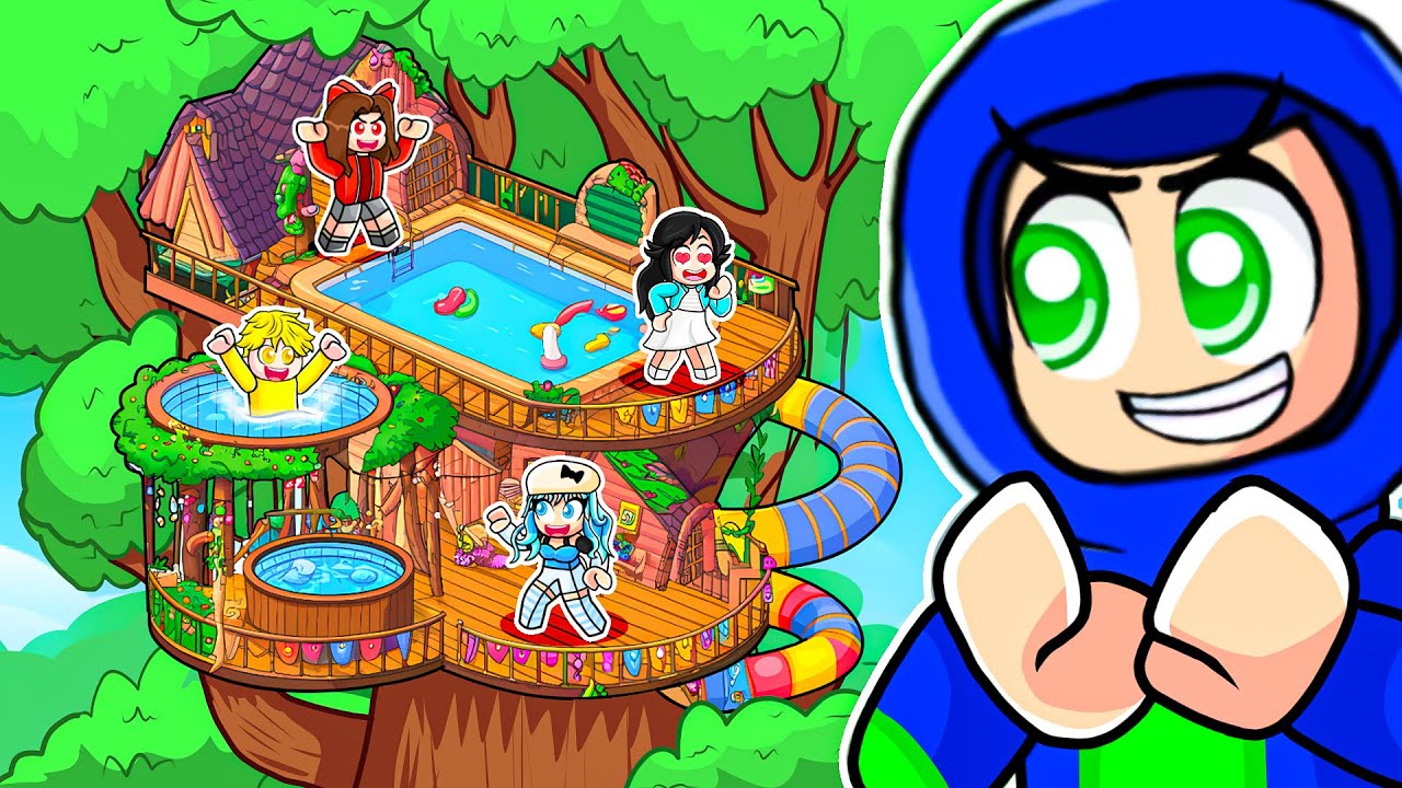 Spending $979,869 ROBUX For The BEST Tree House MANSION In Roblox 😱