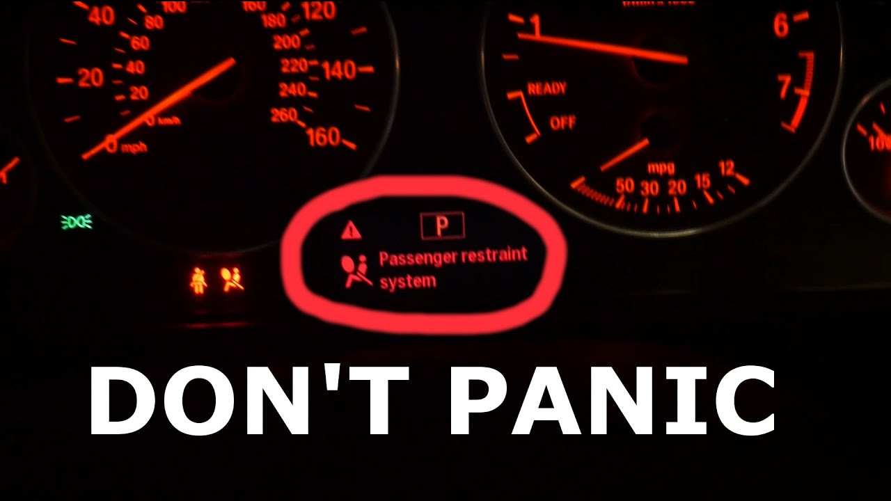 BMW Passenger Restraint System Fix