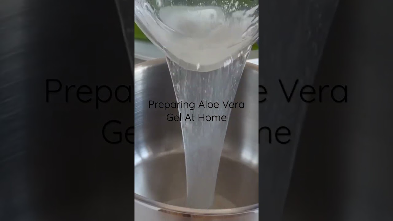 How To Prepare Aloe Vera Gel At Home #Shorts