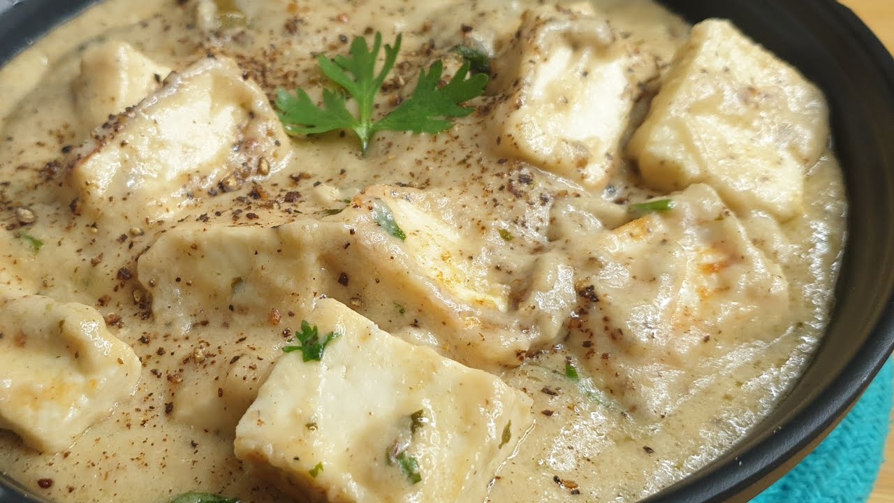 Kali Mirch Paneer With White Gravy Restaurant Style ❤️ |Paneer With White Gravy ❤️