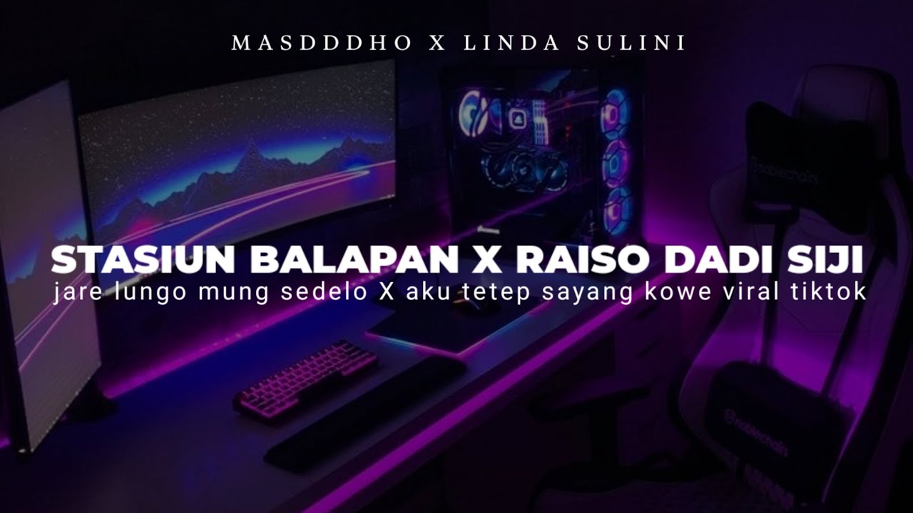 DJ STASIUN BALAPAN X RAISO DADI SIJI VIRAL TIKTOK ( DJ JANJI LUNGO MUNG SEDELO )