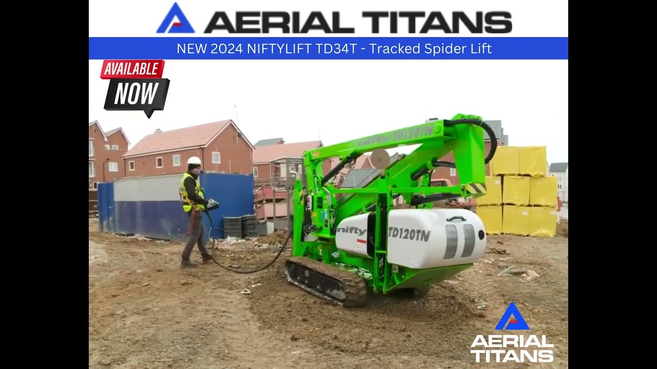 NEW 2024 NIFTYLIFT TD34T   Tracked Spider Lift