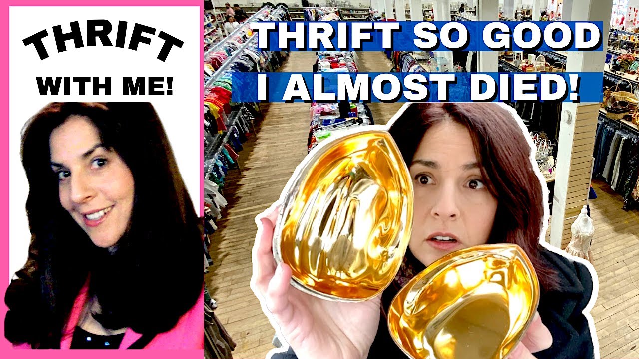 This Thrift Store Is SO GOOD I Almost DIED! Thrift With Me!