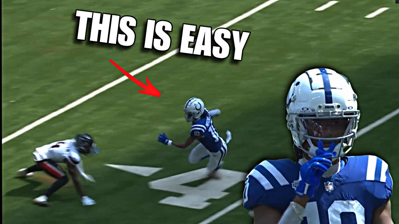 “ROOKIE” Adonai Mitchell made Derek Stingley & Texans DB look SILLY!  Indy  Colts Debut Highlights 😳