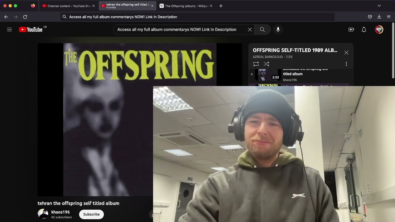 The Offspring TEHRAN Reaction and First Time Listen