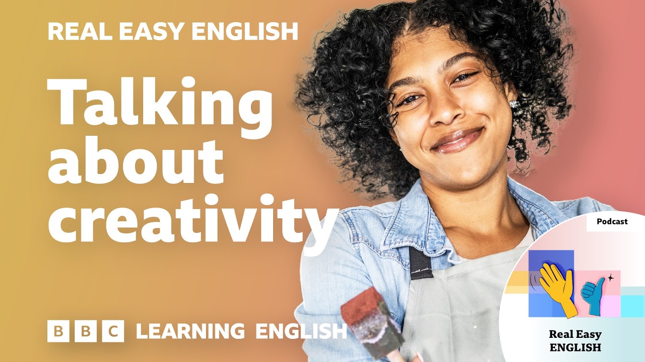 Talking about creativity 🧑&zwj;🎨🪡📷 Real Easy English