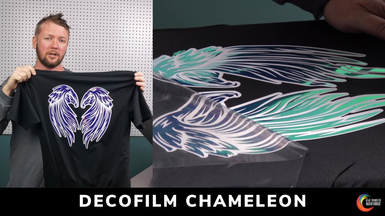 How to Press DecoFilm Brilliant Chameleon HTV