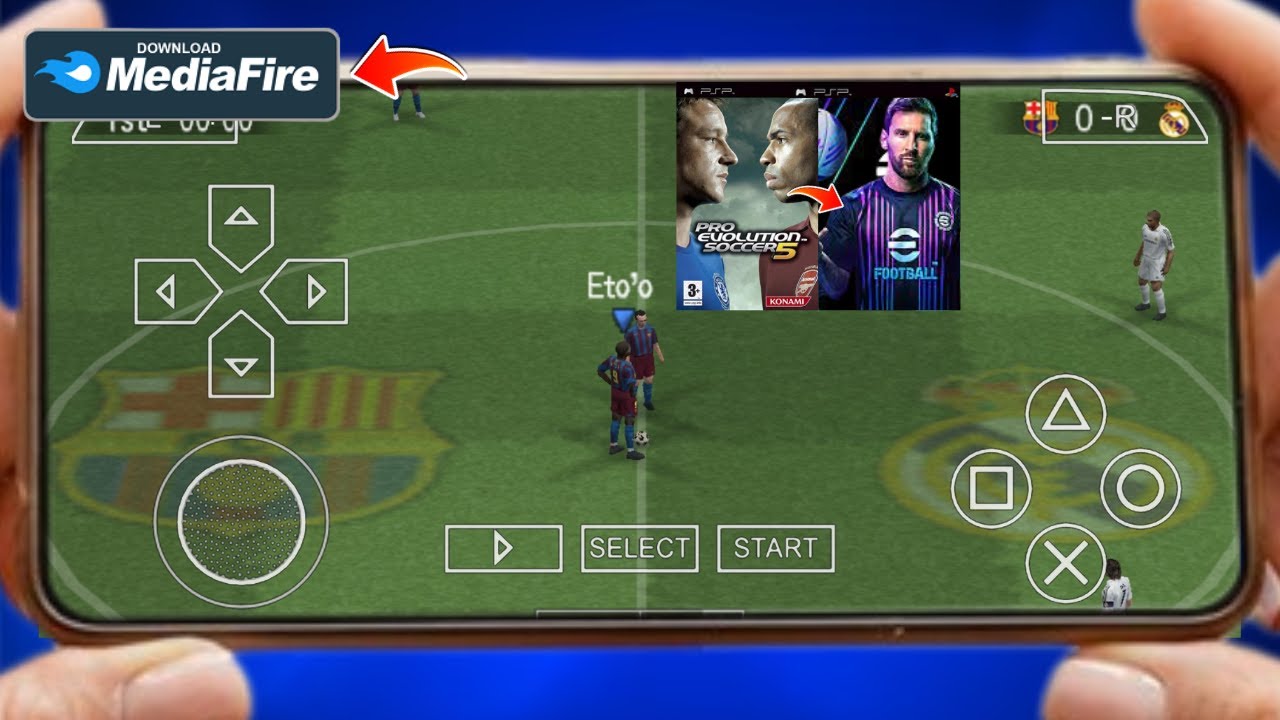 TODOS OS JOGOS DO PES (2005 - 2024) PARA PPSSPP/PSP ANDROID