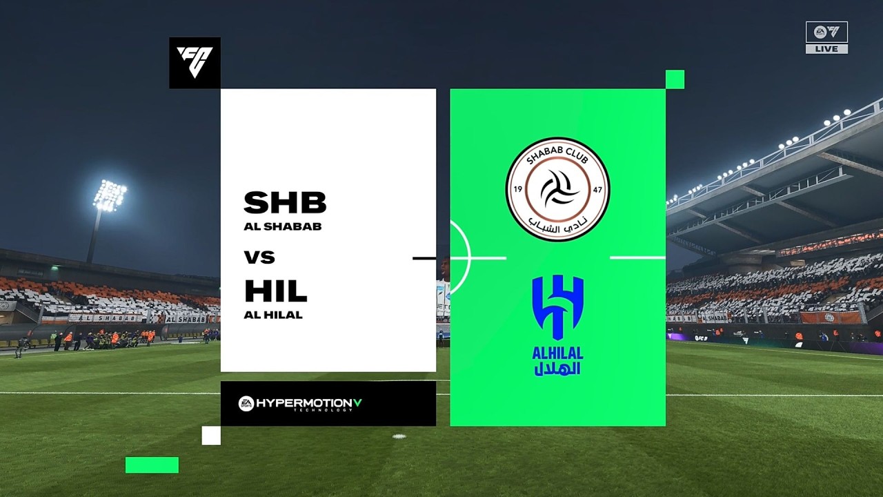 EA Sports FC 26 | Al Shabab vs Al Hilal - Saudi Professional League | Gameplay PS5