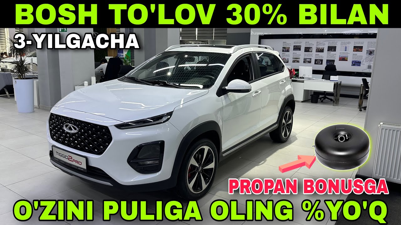 CHERY NARXLARI 2025 RASROCHKAGA OLING 30% DAN BOSHLAB CHERY NARXLARI 2025 O&rsquo;ZINI PULIGA OLING