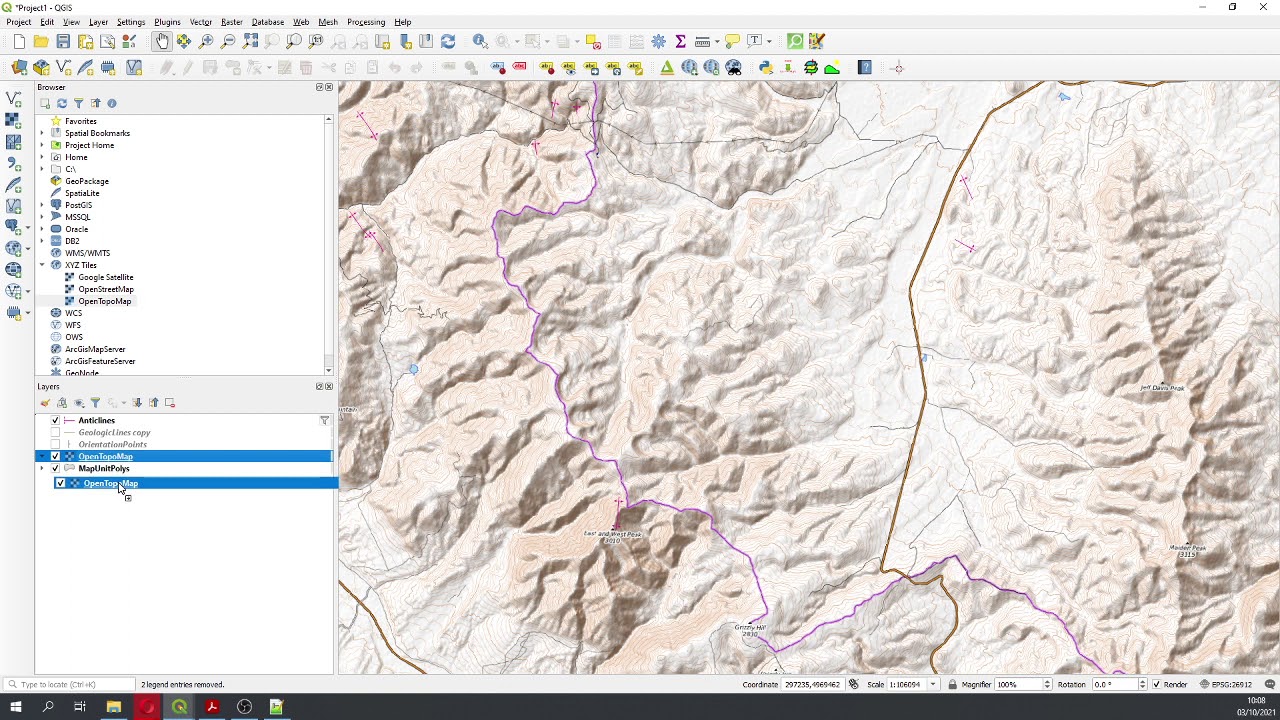 How to add a topography basemap in QGIS - Tutorial