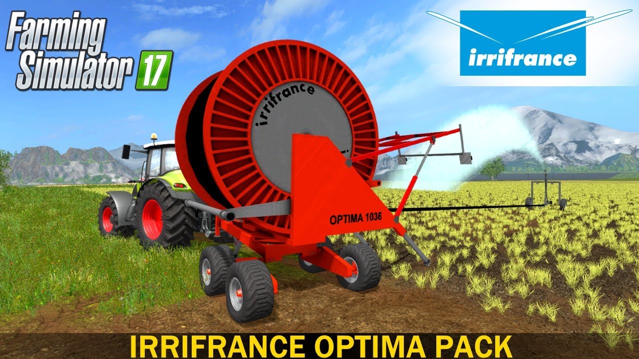 Farming Simulator 17 IRRIFRANCE OPTIMA IRRIGATION DRUMS PACK
