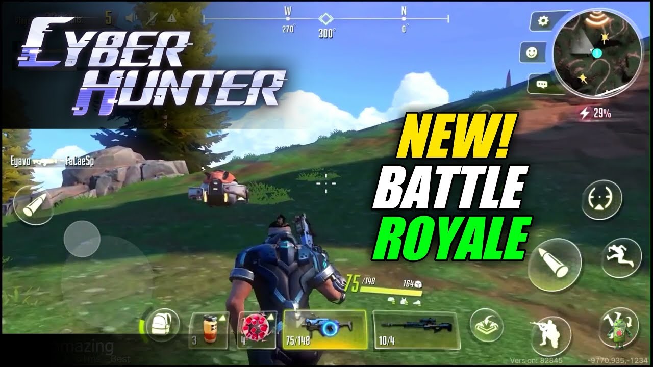 CYBER HUNTER GAMEPLAY HINDI | NEW BATTLE ROYALE GAME