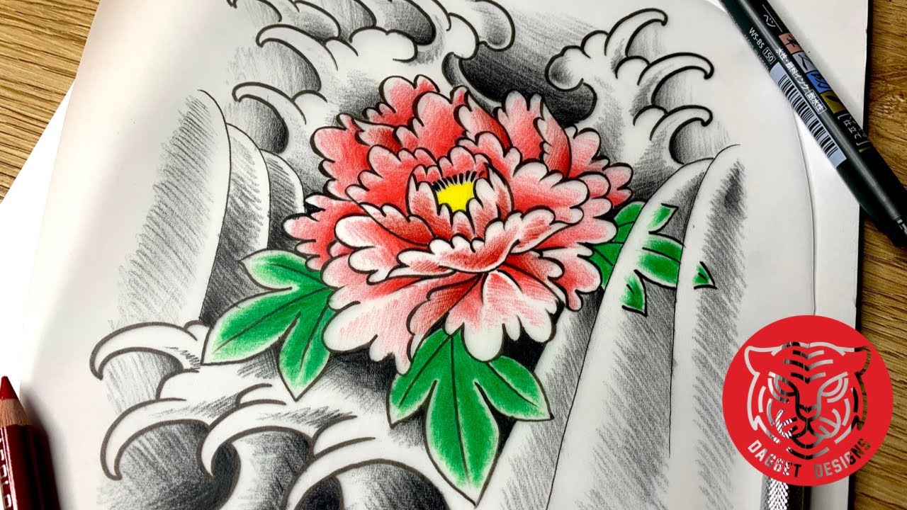 How to draw Japanese tattoo waves + Giveaway! 🔥