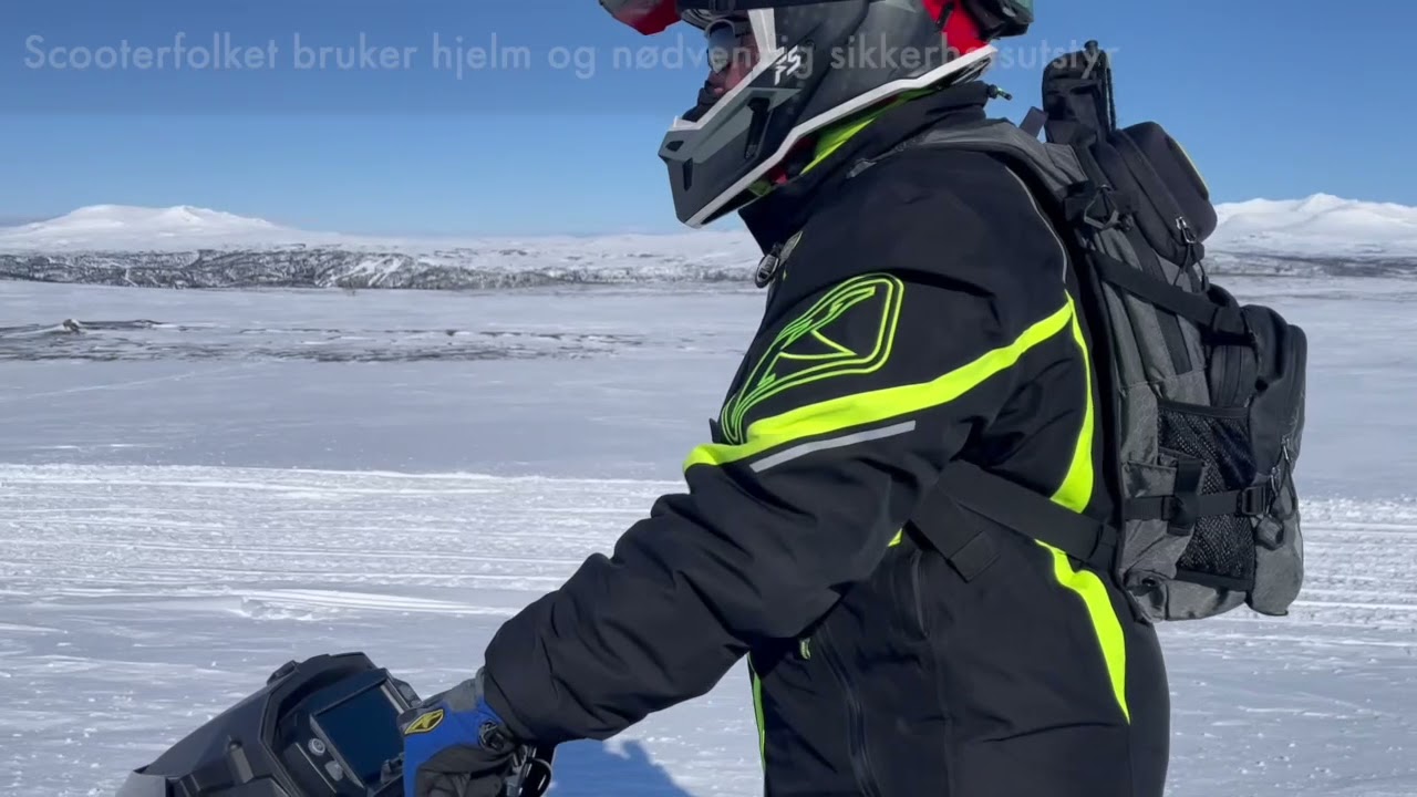 Snøscooter i Tydal