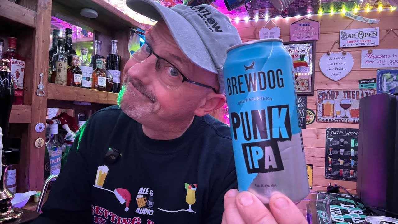 Пиво Brew dog punk IPA, 5,4% ABV. Неужели всё началось именно здесь?