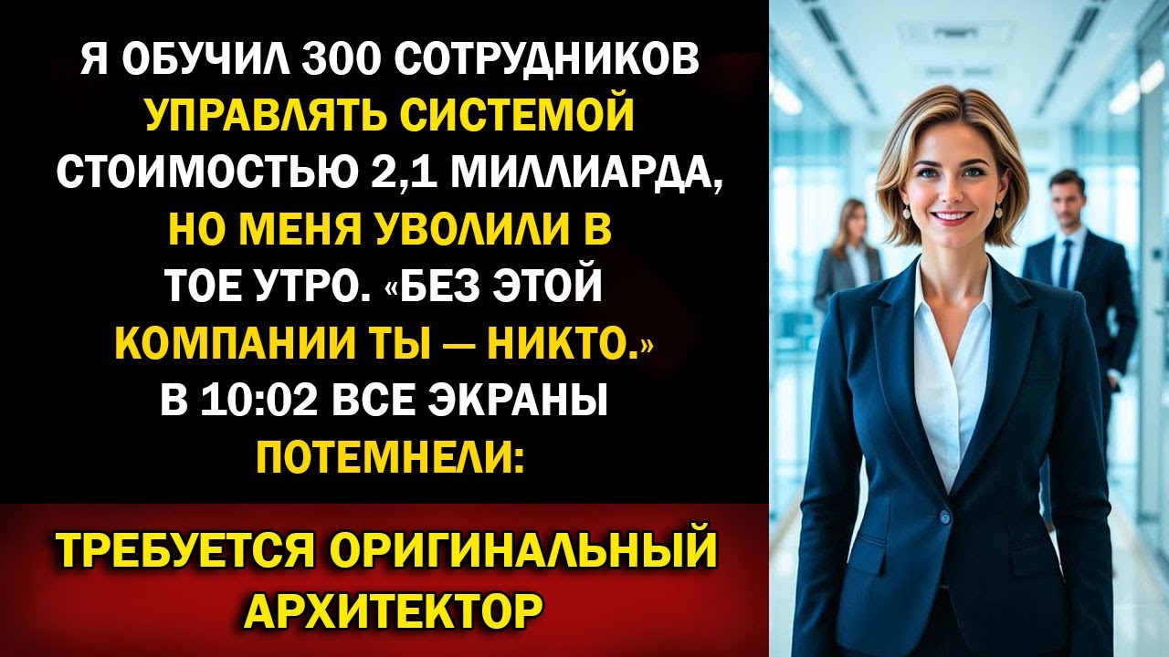 Катастрофа: гендиректор уволил меня после обучения 300 человек — я уничтожила систему за $2,1 млрд