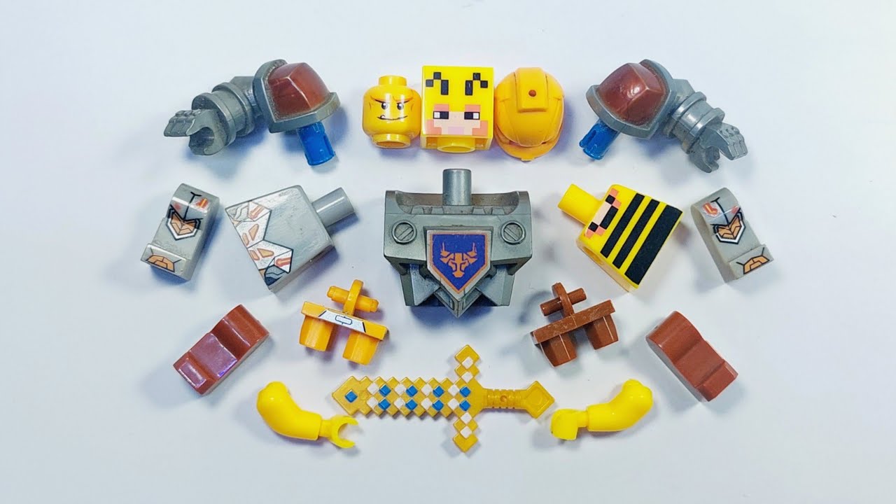 LEGO NEXO KNIGHTS AND LEGO MINE CRAFT BEE | LEGO BUILD