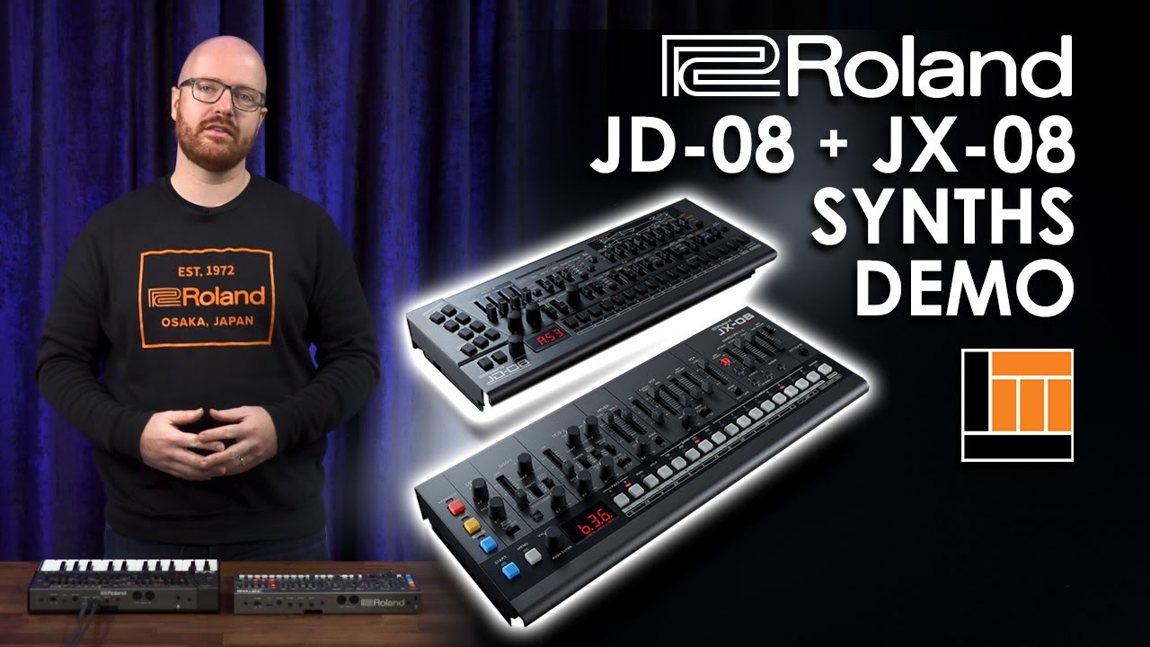 Roland JD-08 & JX-08 Boutique Synthesizers [In-Depth Demo]