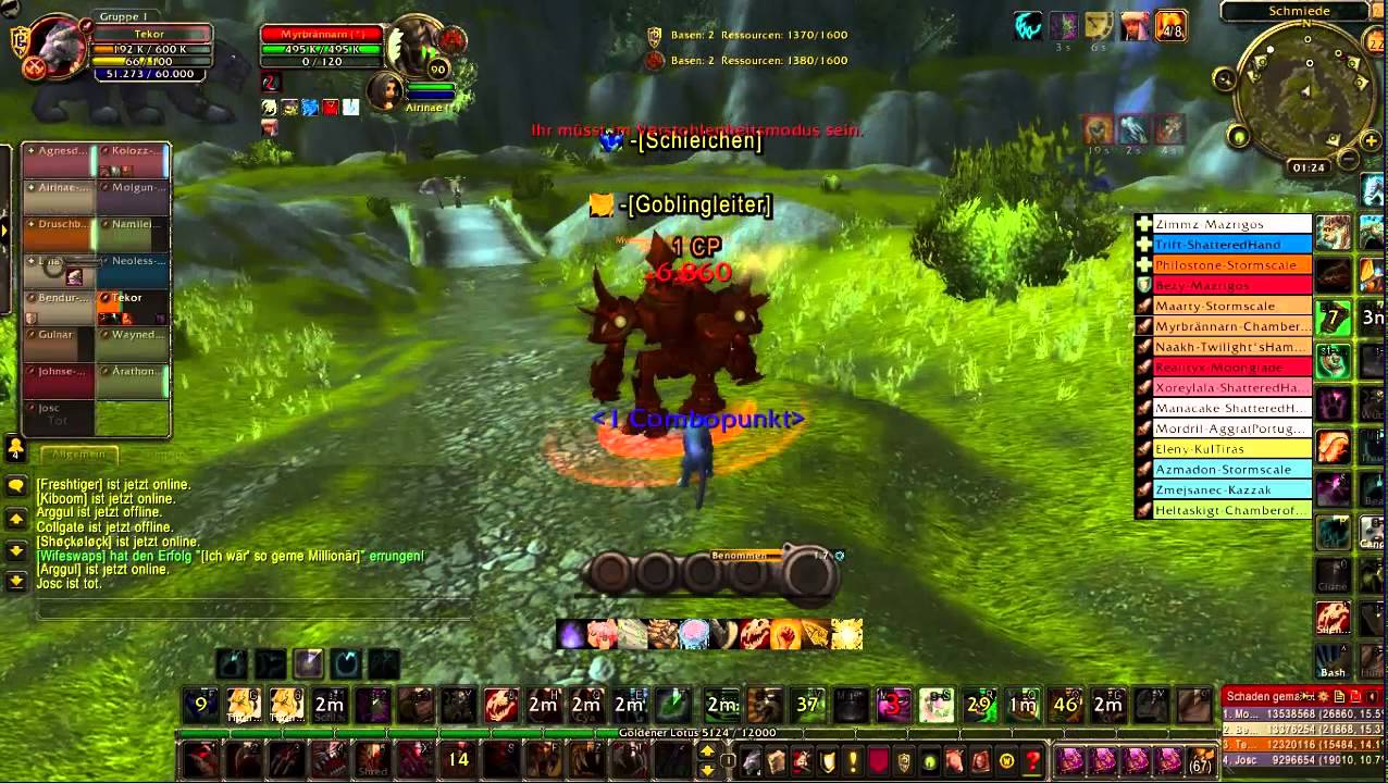 Feral Druid PVP 5.4.8 BG