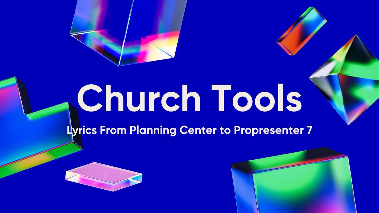 How To Create a Song From Planning Center To Pro Presenter 7 From Scratch