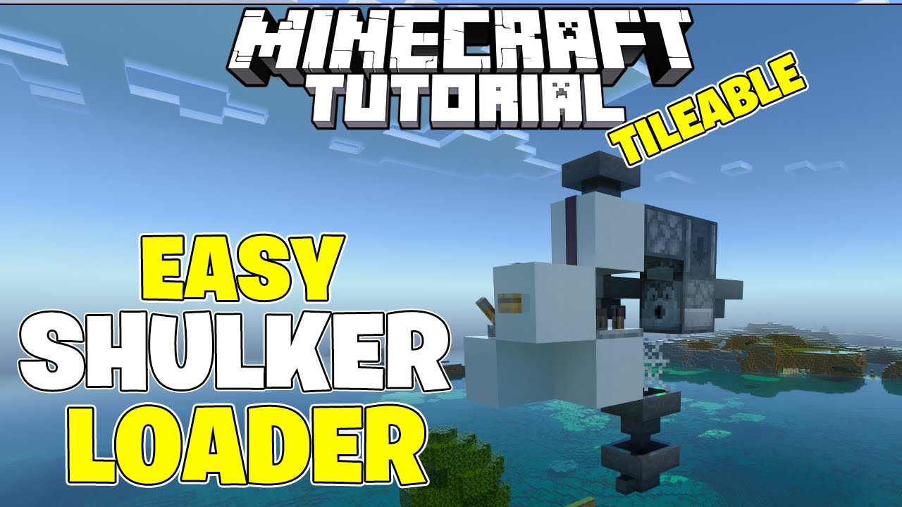Tileable Shulker Loader Minecraft Bedrock Edition