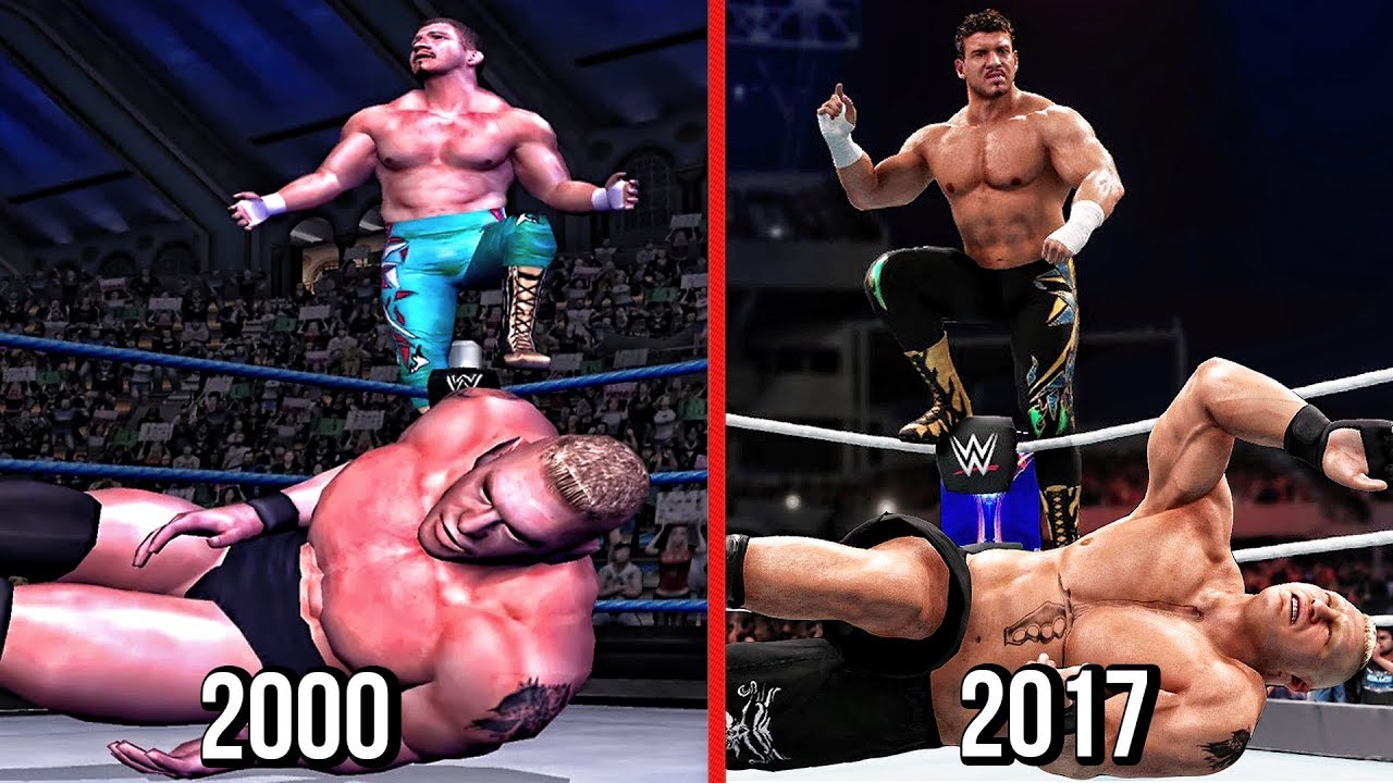 The Evolution Of Eddie Guerrero Frog Splash ( SmackDown! 2 Know Your Role To WWE 2K18 )