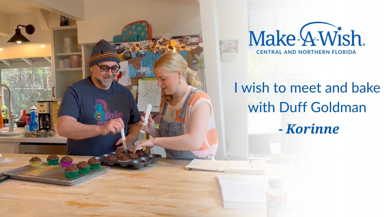 Korinnes wish to meet and bake with Duff Goldman