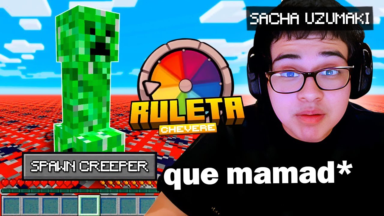 INTENTO PASAR MINECRAFT pero el CHAT me trollea con $$$ | Sacha Uzumaki