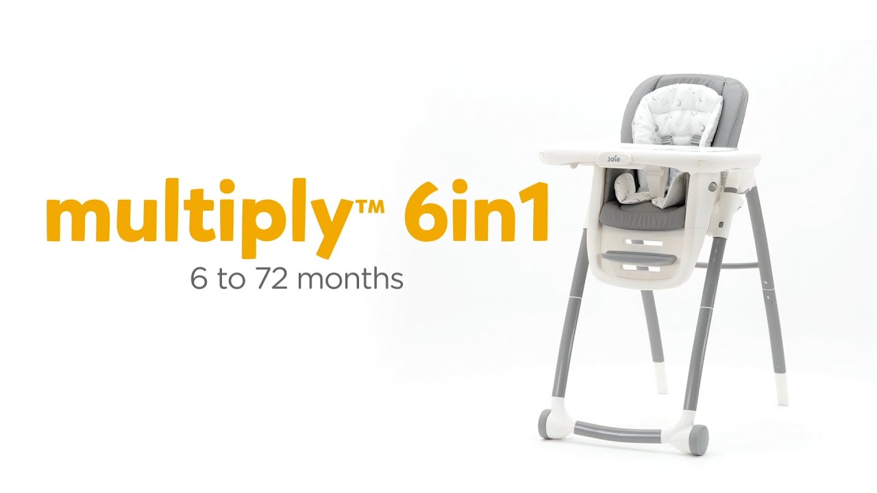 Joie multiply&trade; 6in1 | Multi-Chair to Mini-Table | Grows from Baby to 6yrs