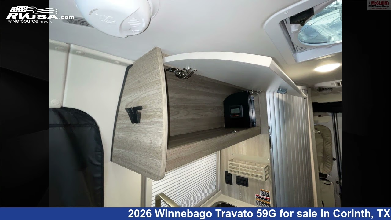 Incredible 2026 Winnebago Travato 59G Class B RV For Sale in Corinth, TX | RVUSA.com