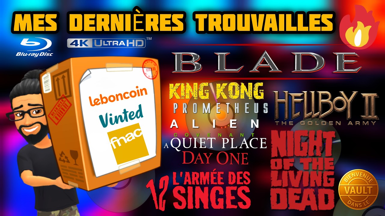 DES PÉPITES POUR COLLECTIONNEURS | Steelbooks & Films Cultes en 4K