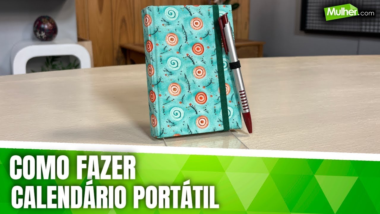 Como fazer Calendário Portátil