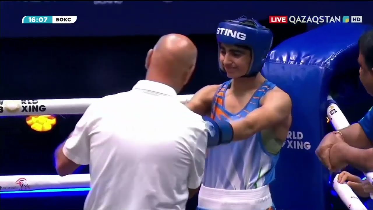 Minakshi Hooda (IND) vs Nazym Kyzaibay (KAZ) - Women's 48 kg - Liverpool World Boxing Championships