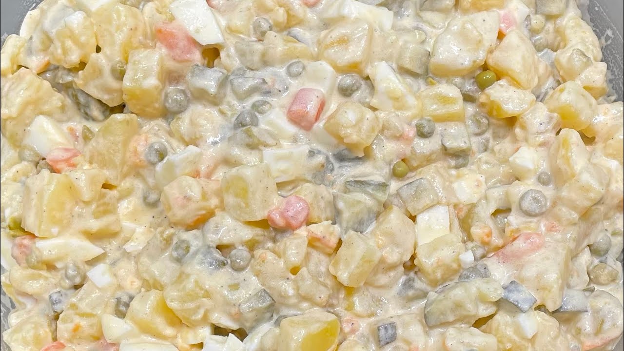Польский картофельный салат, самый вкусный салат в мире