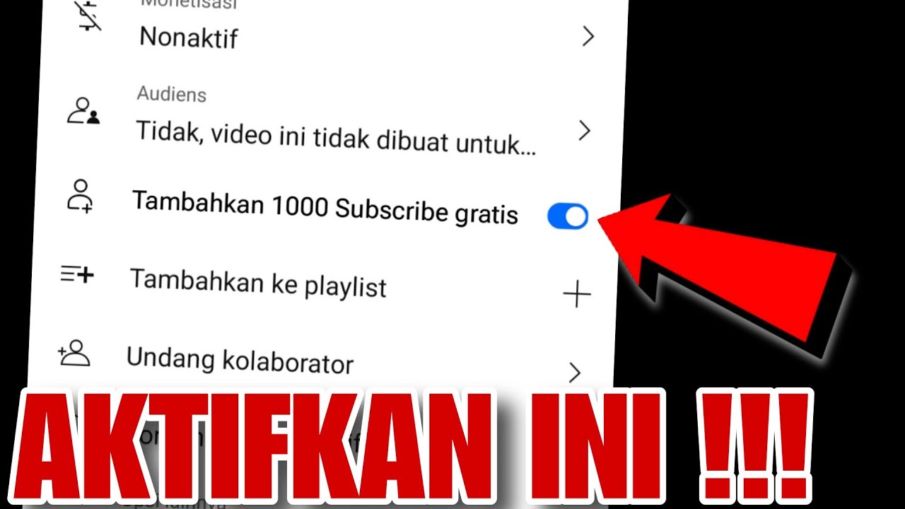 DIJAMIN GRATIS SEPUASNYA !!! - Cara Menambah Subscriber YouTube Gratis 2025
