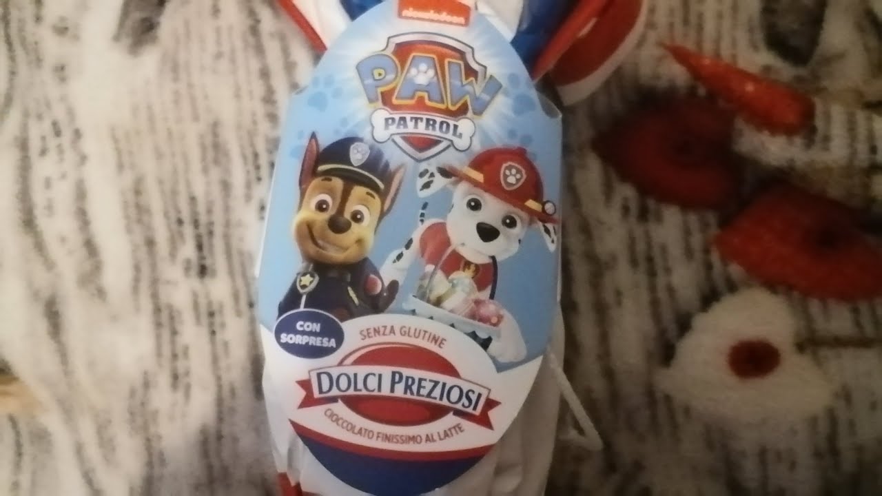 Mini Uovo Di Pasqua Dolci Preziosi Paw Patrol/Le Colezioni di PPNEW