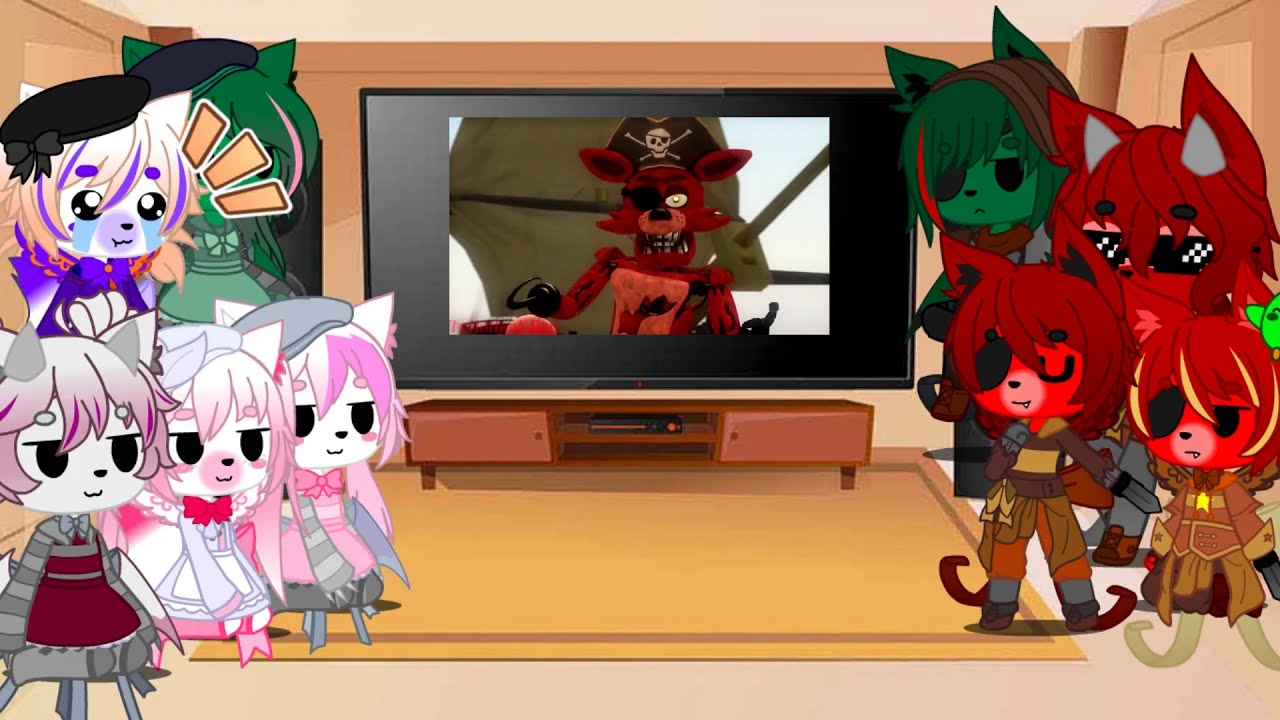 Некоторые лисы реагируют на «Every Foxy In A Nutshell» (дополнительный выпуск GC FNAF 60)||Старый