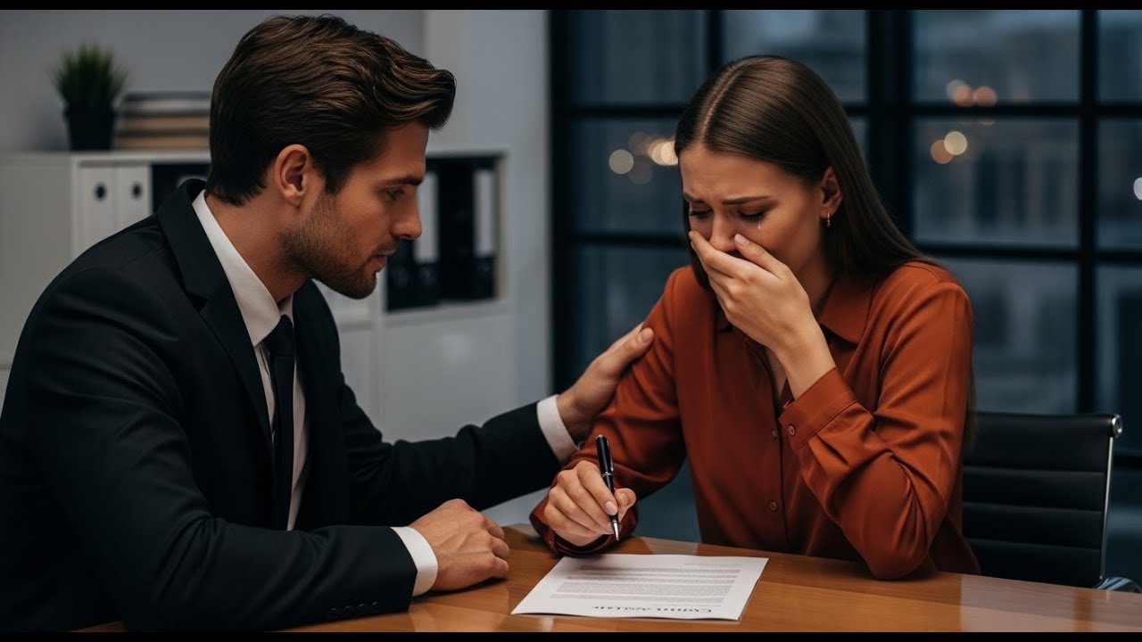 Она плакала, подписывая развод и уничтожая тест на беременность. Через шесть лет он пожалел об всём!