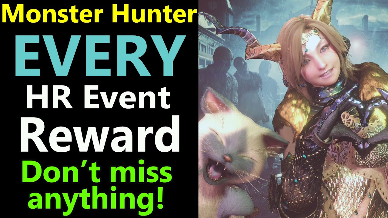 MHW: All High Rank Event Quests Rewards  *UPDATED for Iceborne* | Guide