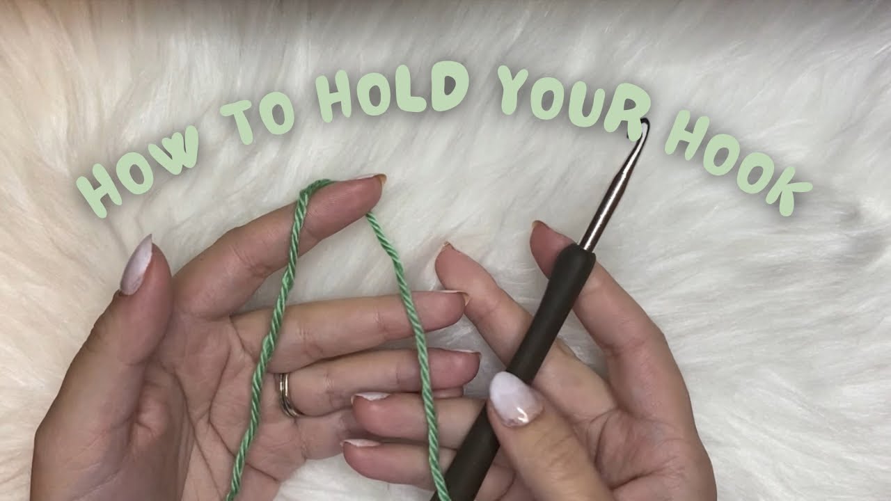 How Do I Hold This Thing? | How To Hold A Crochet Hook For Beginners