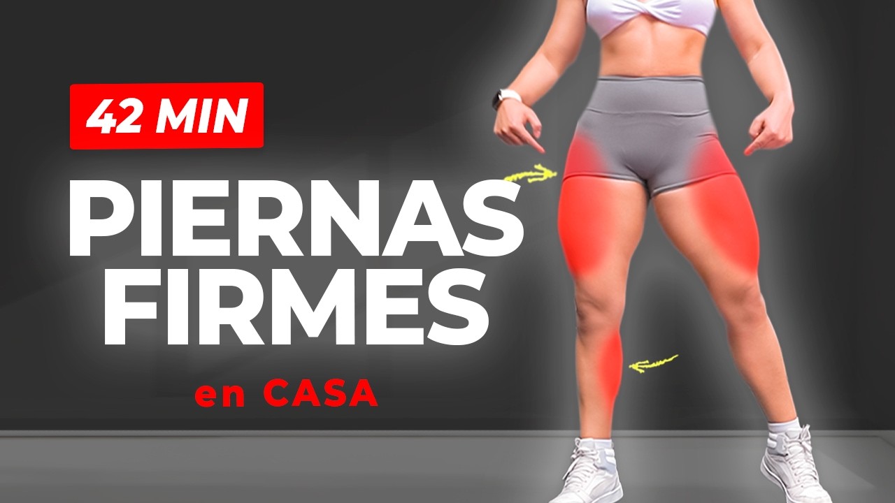PIERNAS MÁS GRANDES con 6 EJERCICIOS en CASA [42 min] Rutina en Tiempo Real, Biseries