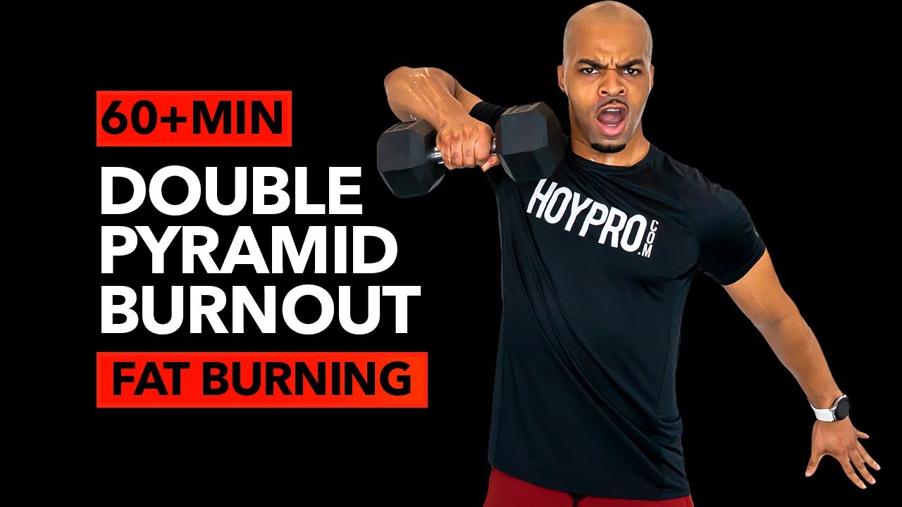 60+ Minute EXTREME Double Pyramid Fat Burning Workout (NO REPEAT)