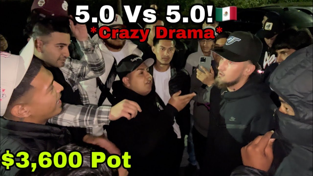 CRAZY DRAMA! 5.0 Vs 5.0! $3,600 Pot #Ford #Mustang #GT