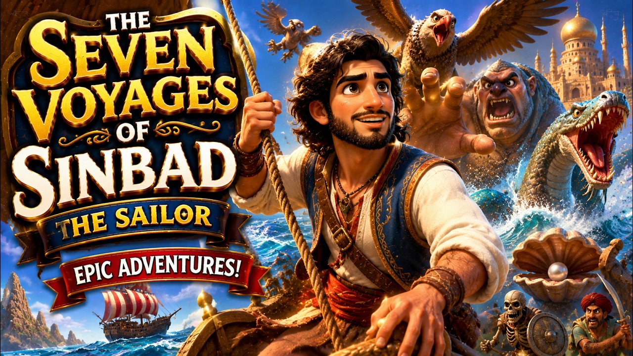 The Seven Voyages of Sinbad the Sailor – A Journey of Monsters & Magic | Arabian Nights Full Story